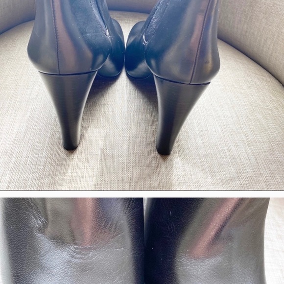 Vince Camuto Galahad Leather Bootie Black 9 - Picture 3 of 5